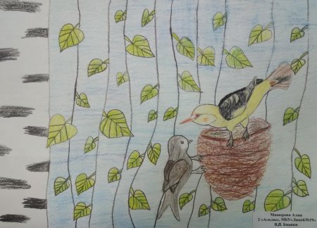 Виталий Бианки Лесные домишки читательский дневник рисунки