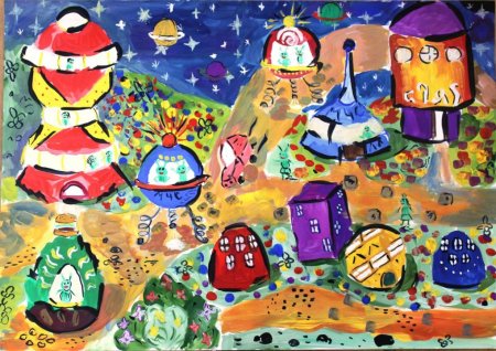 Космос будущего глазами детей