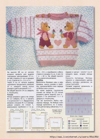Вязаная одежда для малышей схемы