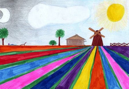 Перспектива в рисовании для детей