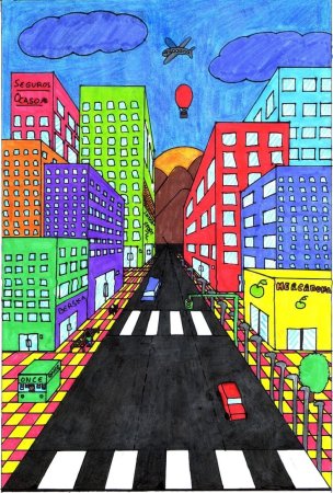 Перспектива в рисунке для детей