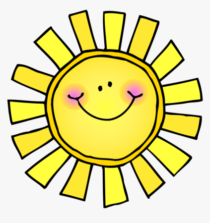 Солнышко с разными лучами для детей