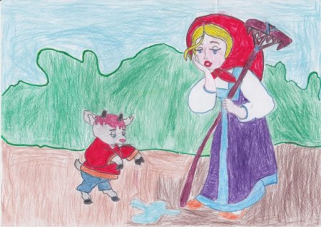 Рисование: «сестрица Аленушка и братец Иванушка»