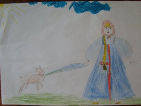Аленушка детский рисунок