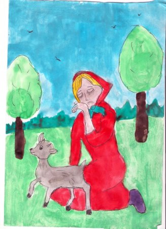 Иллюстрация к сказке Аленушка и братец Иванушка