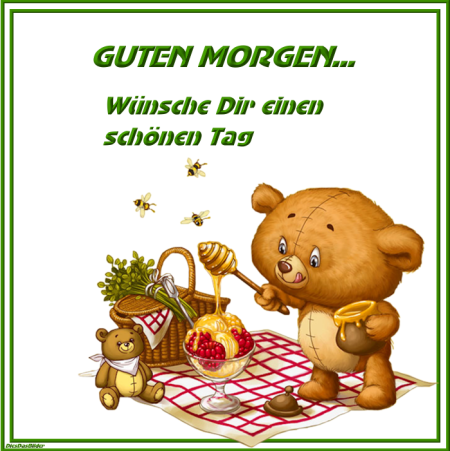 Медведь с корзинкой