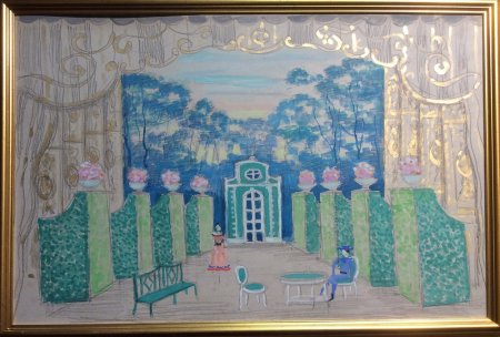 Задник сцены театра Снежная Королева