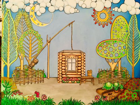 Нарисовать декорации