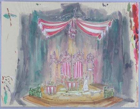 Бенуа декорации к балету Щелкунчик на сцене