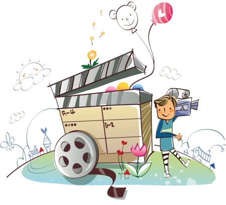 Рисунок на тему кинематограф