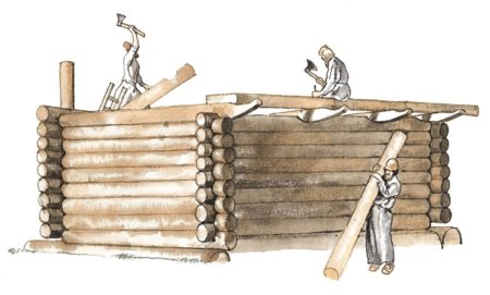 Избушка рисунок