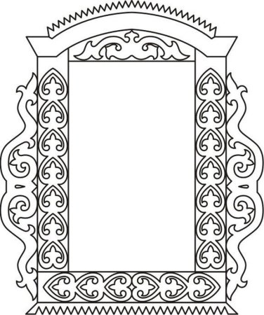 Трафареты наличников