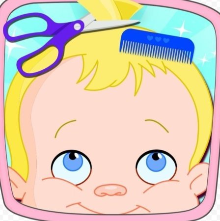 Парикмахер мультяшный