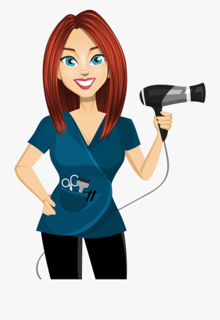 Салон красоты женщины иллюстрация