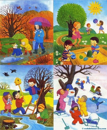 Времена года для детей