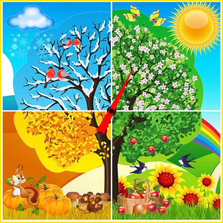 Дерево четыре времени года