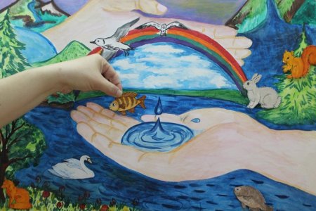 Рисунок на тему береги воду