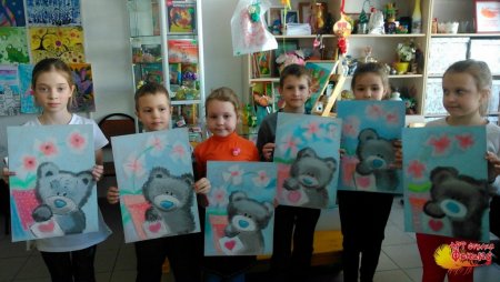 Рисование пастелью для детей