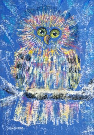 Рисование восковыми мелками