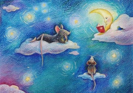 Иллюстрации пастелью