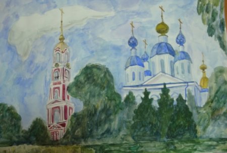 Храмы Тамбовской области рисунки