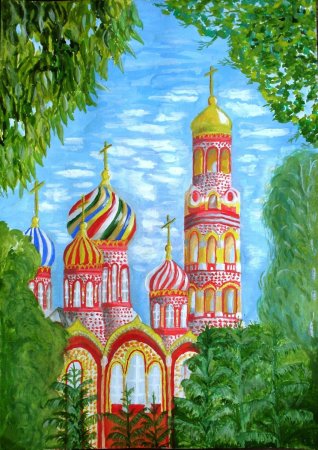 Конкурс рисунка храмы России