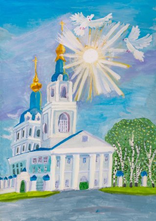 Пейзаж Тамбова рисунок