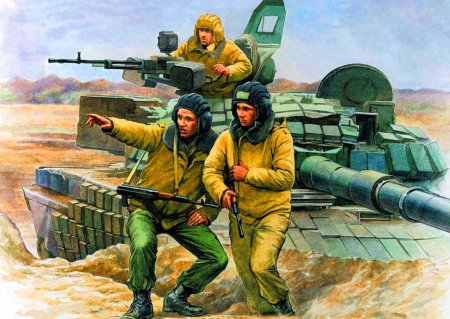 Модель звезда российские танкисты 3615