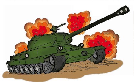 Танк т34 контур