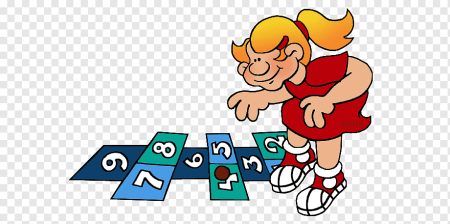 Детские игры на улице раскраска