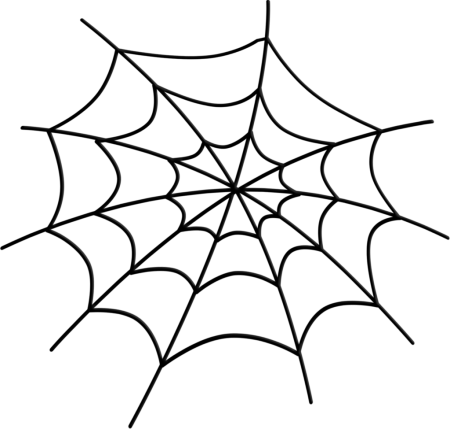 Паутина на прозрачном фоне для фотошопа