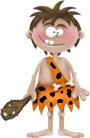 Детская картина с папуасами