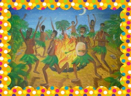 Первобытный человек рисунок лёгкий