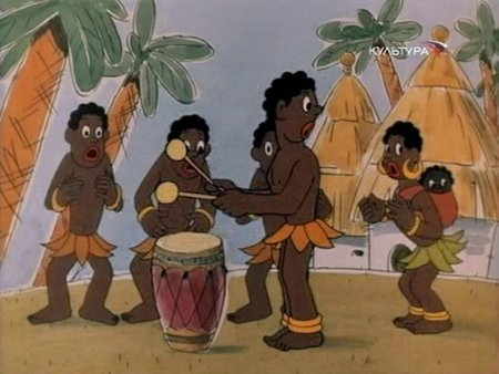 Пещерный человек мультяшный