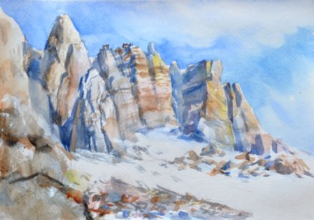 Горы мультяшные скалы