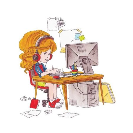 Дизайнер иллюстрация