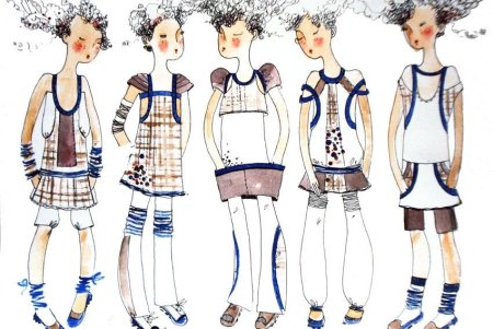 Коллекция одежды эскизы