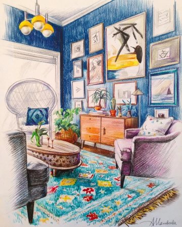 Рисунок комнаты