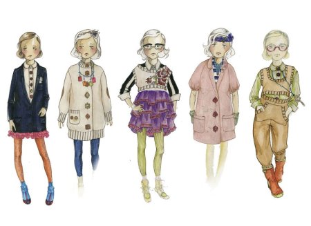 Стиль ребёнка для дизайнера одежды