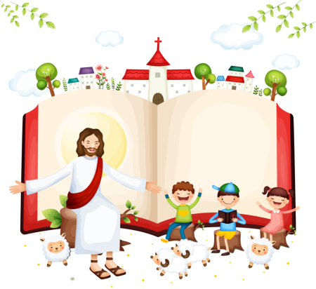 Иллюстрация христианские дети