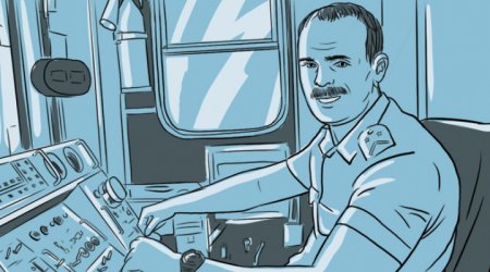 Человечек и паровоз