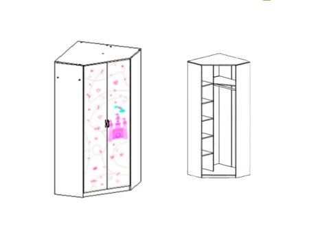 Largo шкаф угловой артикул 300816