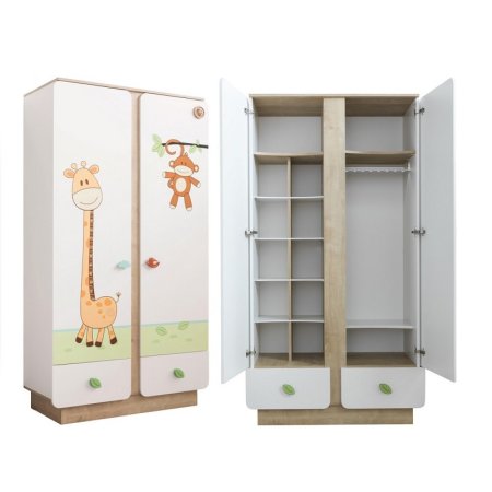 Шкаф 2х дверный Cilek Baby Safari