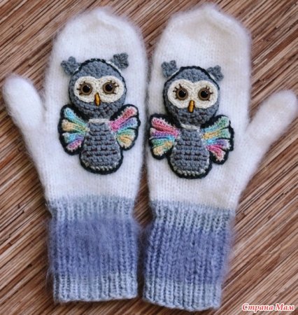 Аппликация варежки