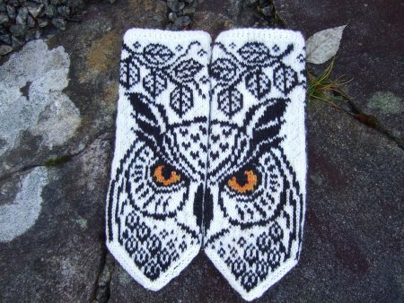 Варежки Раверли Совы