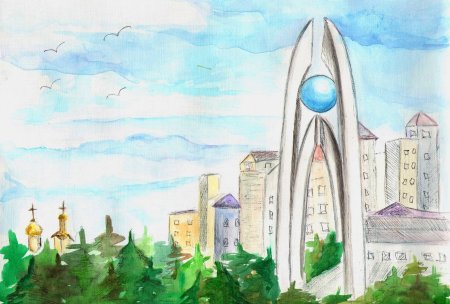 Когалым рисунок