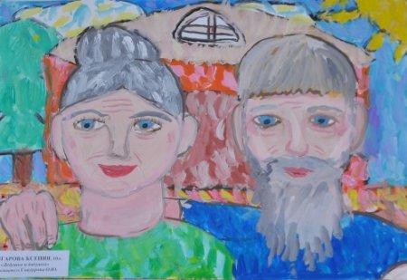 Портрет бабушки рисунок