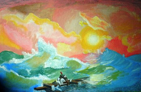 Девятый вал Айвазовский мотив картины