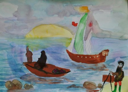 Айвазовский детские рисунки