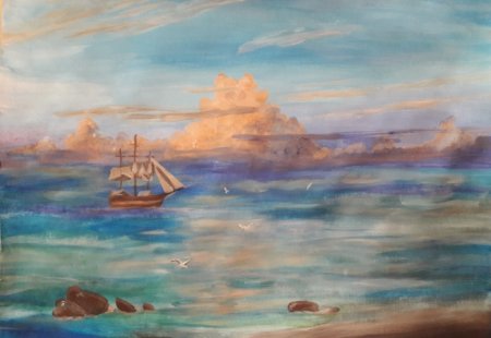 Айвазовский девятый вал раскраска